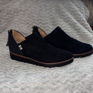 Dr. Scholl's Black Flats Comfortable Slip-On Loafers Size 7.5M Like New